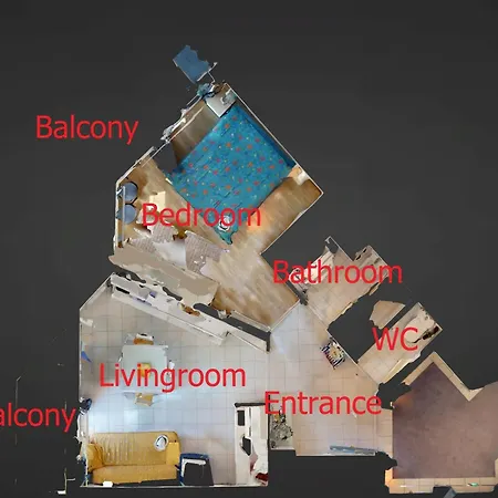 Coquet 2p Avec 2 Balcons, Clim, Parking Et Wi-fi Gratuit, En Plein Centre De - Fr-1-196-157 Апартаменты Ментона